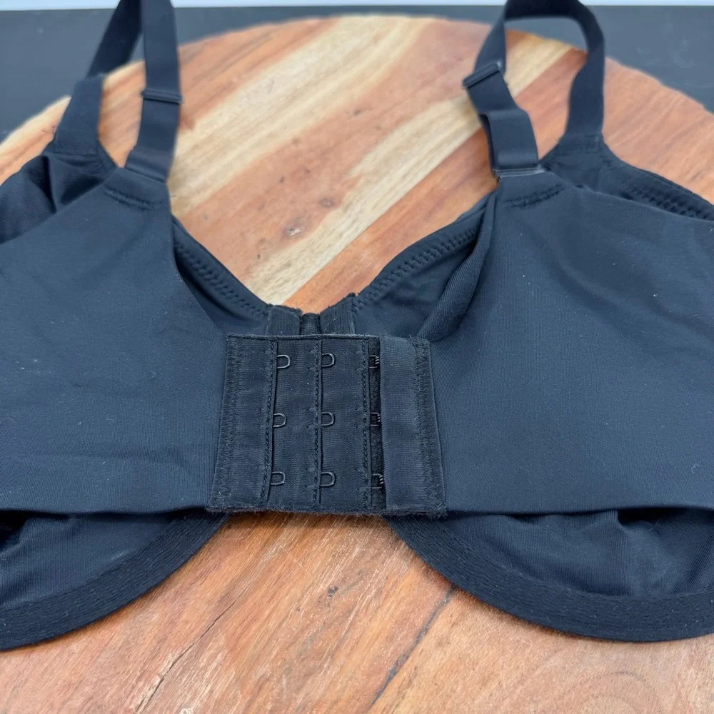Wacoal Womens Superbly Smooth‎ Underwire Bra 36DD Black 855342